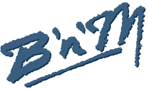 BnM Logo in Blue