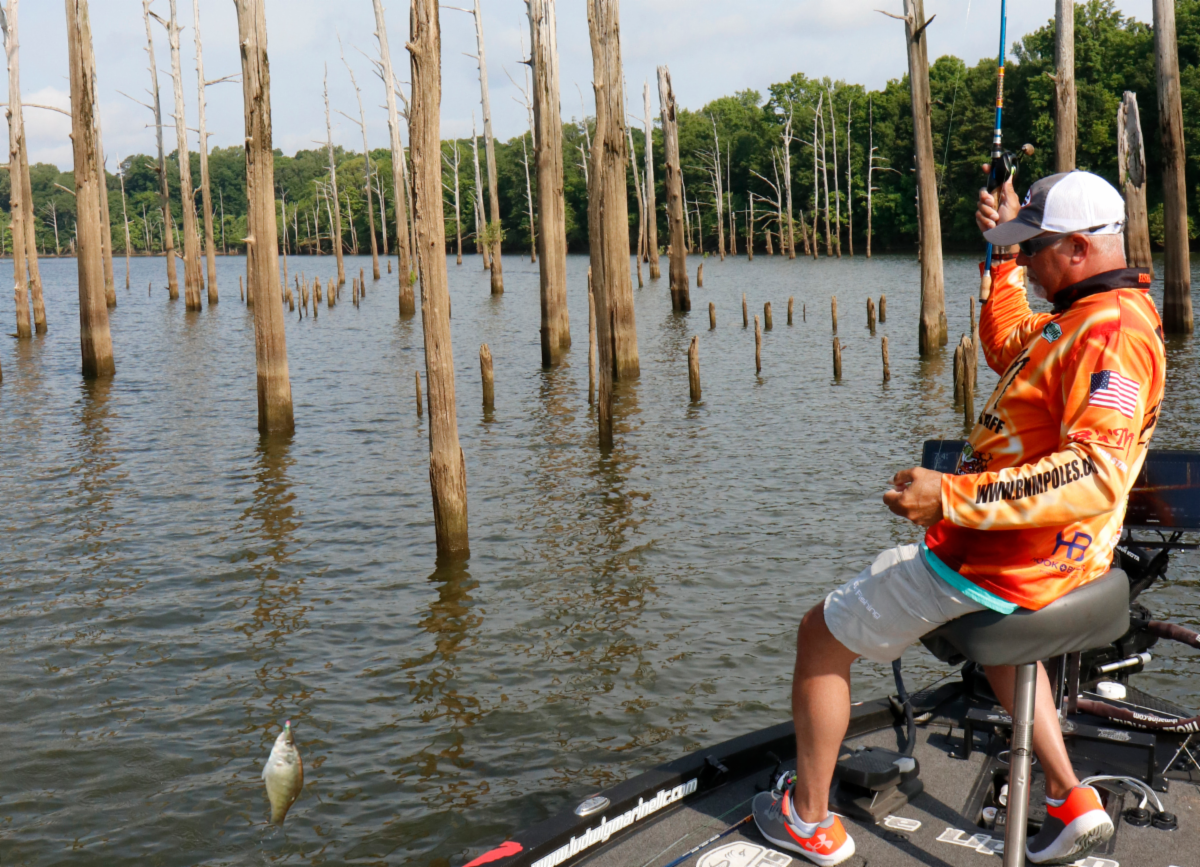 John Harrison Fishing Jackson Lake on the Alabama River